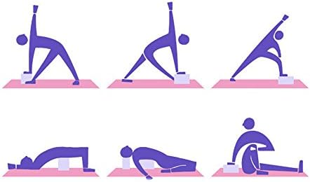 Amiley Yoga bloqueia a espuma, exercício de fitness bloqueia o travesseiro de bloqueio de espuma almofada de travesseiro EVA Treinamento