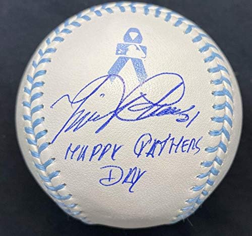 Miguel Cabrera Feliz Dia do Pai Assinou logotipo Baseball DC Sports Hologram JSA - Bolalls autografados