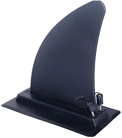 BOROGO 8 Surfboard Fin - Kayak Skeg Rastreing Fin - Fin inflável Paddleboard - Lançamento rápido Longboard Center Fin - Easy DIY Instalação