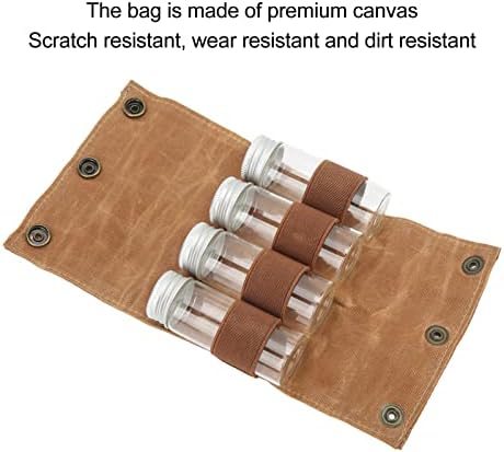 Kit de especiarias de viagem, bolsa de resistência leve de riscos leves portátil para acampar para camping