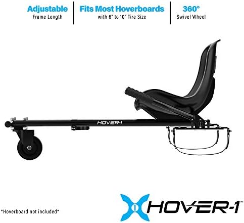 Acessório de buggy hover-1 | Compatível com todos os hoverboards elétricos de 6,5 e 8, controle da roda traseira operada à