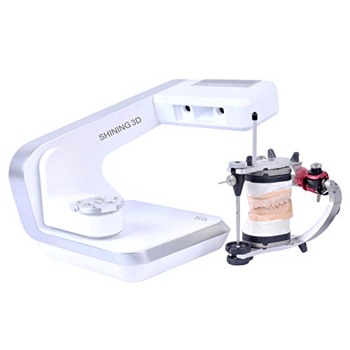 2022 Versão Shining3D [AUTOSCAN-DS-EX] Scanner 3D dental com articulador multifuncional, bandeja tripla, textura e varredura contínua