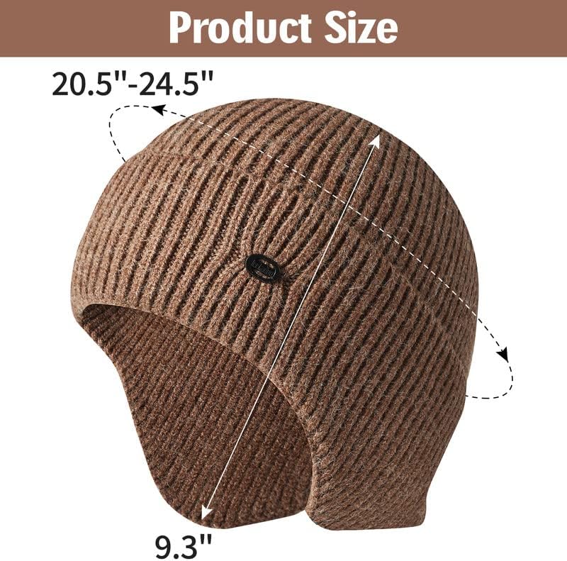 Peicees 2 pacote de pacote para homens mulheres adolescentes slouchy chapéus de malha de malha