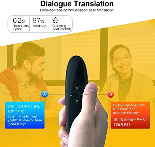 Wetyg Portable Voice Translator Dispositivo 42 Linguagens