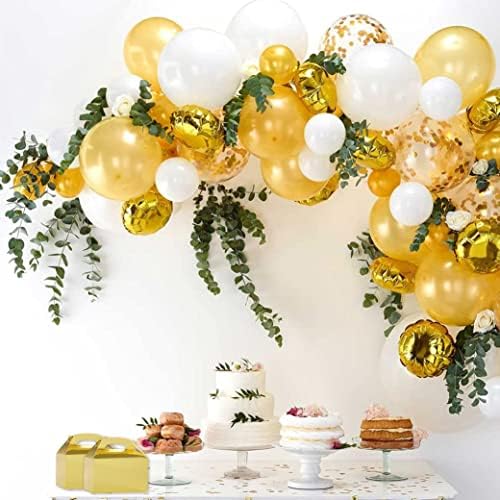 Caixas de tratamento de festas de Hlyurlus, 24 PCs Caixas de doces douradas para a festa de aniversário temática Favorias