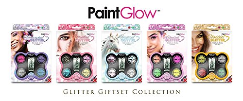 Paintglow - Holográfico Cosmético Glitter Shaker Boxset Fix Gel Festival Glitter