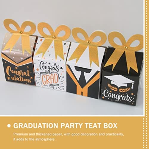 Abofan Candy Containers Candy Gift Box Caixas de doces de graduação 12pcs Caixa de doces de tratamento de graduação Caixas