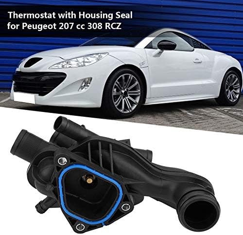 Termostato com termostato de alojamento Habitação de metal plástico 1336cc Termostato com selo de alojamento para Peugeot 207 CC 308