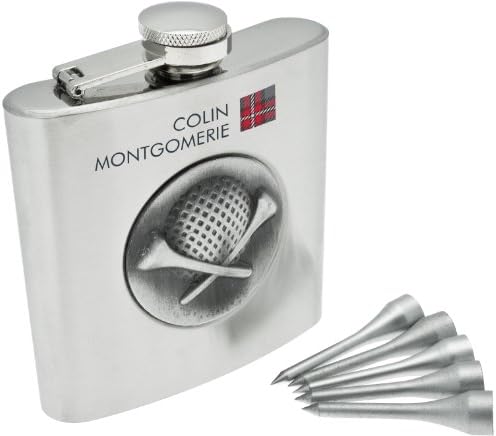 Colin Montgomerie Golfers Unissex Hip Flask