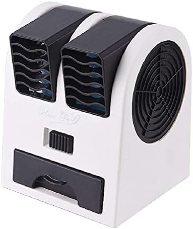 Liliang-- Coolers evaporativos USB Mini Air Cooler DL Porta de porto sem lâmina Fan pode adicionar cubos de gelo e ventilador
