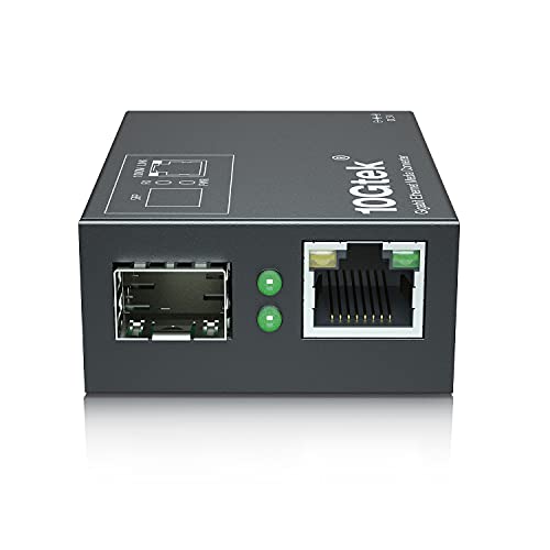 Conversor de mídia Ethernet Gigabit, tamanho pequeno, fibra SFP aberta ao conversor Ethernet RJ45 para 10/10/1000base-tx para SFP
