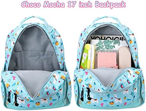 Mochila de UNICORN de Choco Mocha para Meninas Backpack da Backpack da Escola Primária para Mochilas para Crianças