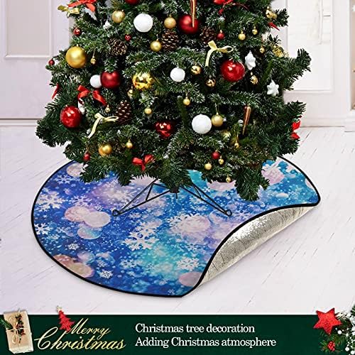 Iluminação de Natal Treça de Natal Tapete de árvore à prova d'água Bandeja de tapete de tapete sob acessório de árvore de Natal para