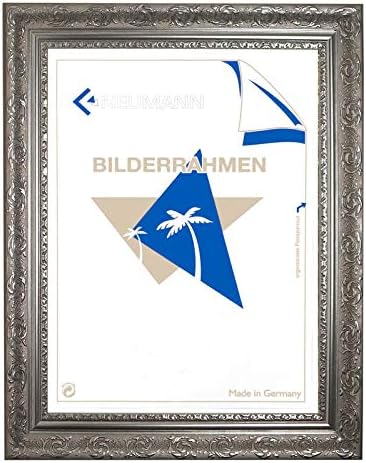 Neumann Bilderrahmen Barroco Frame Silver Finamente decorado 840 Arg, Quadro mutável 7x9.44 polegadas