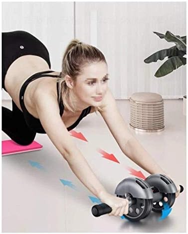 YFDM abdominal Muscle Wheel Fitness Bounce Exercício Músculo AB Roda, Família Mudo reduz os esportes de perda de peso abdominal