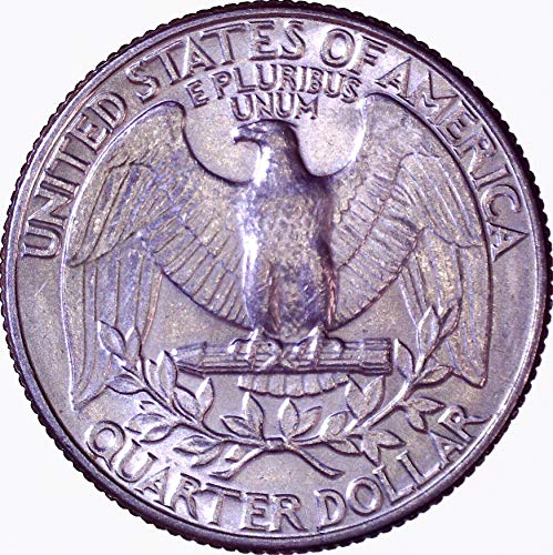 1981 D Washington Quarter 25c Brilhante não circulado
