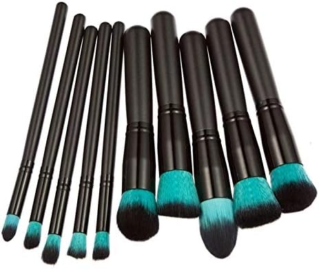 Renslat 10pcs Profissional Make Up Brushes Ferramentas em pó Brush Brush Eyeshadow Setup Cosmetic Makeup Brush Set