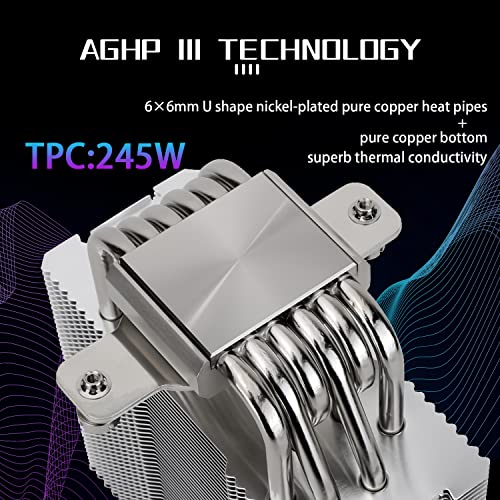 Thermalright Burst Assassin 120 Argb CPU Air Cooler, 6 tubos de calor, TL-C12CG-S PWM SIMP FAN CRIONER CPU, para AMD AM4 AM5/Intel