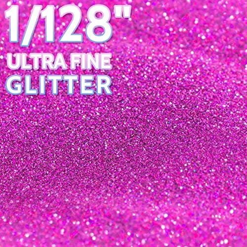 Glitter holográfico ultra fino, 180g/6,35 onças de resina laser pó, 1/128 ”0,2 mm Glitter iridescente metálico para resina de