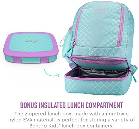 BENTGO 2-em-1 Backpack e lancheira isolada Conjunto com lancheira infantil