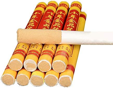 10 PCs/caixa chinesa tradicional moxabustion stick moxa cone de 10 anos de idade artemisia de malha de acupuntura corporal