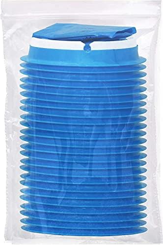 MP Mozzpak New Vomit Bags - 24 PACK - Sacos de emesia de 1000 ml - Resistente a vazamentos, grau médico, portátil, barro descartável, vômito, vomitar, bolsas de náusea para enjôo em movimento, carro e aeronaves, crianças, táxi