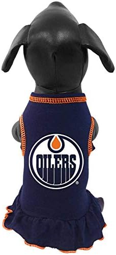 All Star Dogs NHL unissex NHL Edmonton Oilers Dog Cheerleader Dress