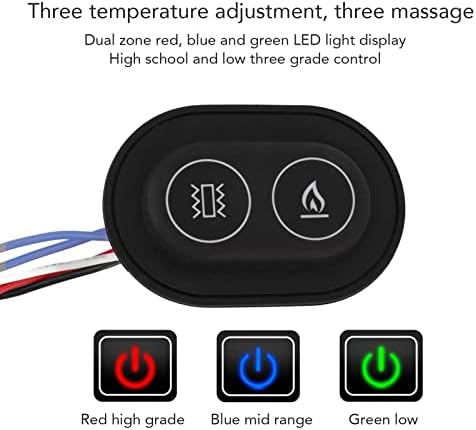 almofadas de aquecimento elétrico de PLPLAAOO, almofadas de aquecimento elétrico USB à prova d'água, 1 para 2 para 2 lençóis de pano