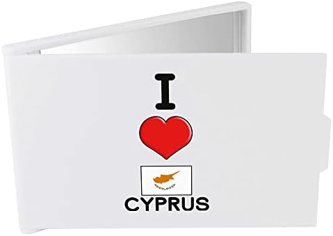 Azeeda 'eu amo Chipre' Compact/Travel/Pocket Makeup Mirror