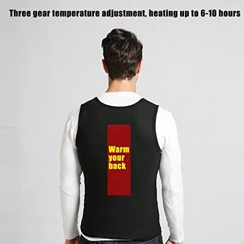 Colete aquecido com Xiloccer para homens melhores coletes de aquecimento de aquecimento unissex que aquecem jaquetas de aquecimento