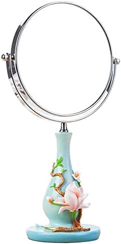 Espelho de maquiagem de kekeyang espelho de maquiagem ， espelho de maquiagem de maquiagem de mesa, espelho de beleza de ampliação 3x espelho de dois lados espelhado 360 °