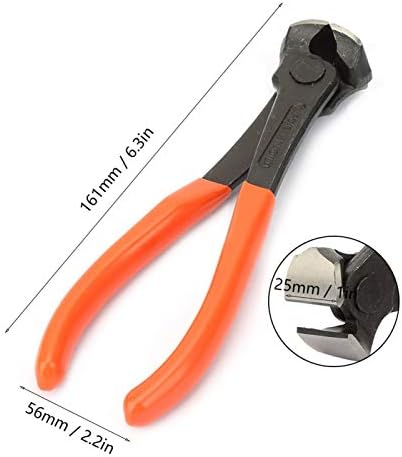 Fafeicy Mini End Cutting Pelier, Ferramenta de corte do fio de cortador final de 6 polegadas, alicate