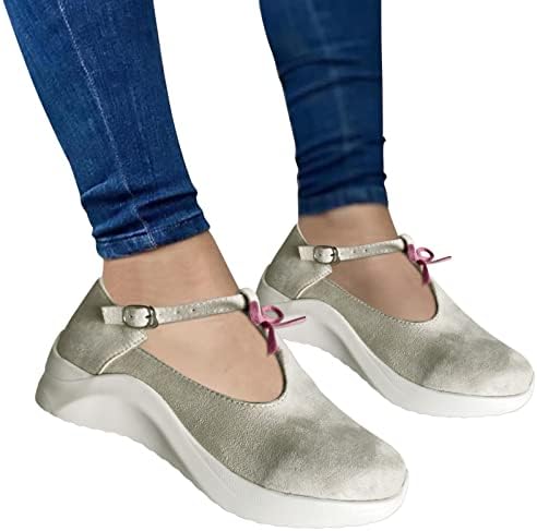 Senhoras Moda de cor sólida sapatos casuais sola grossa redonda de dedão de calda casual sandálias de verão feminino tamanho
