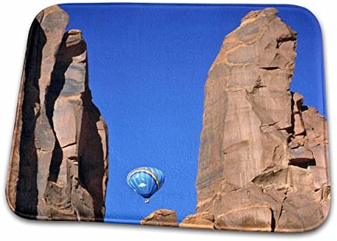3drose Utah, Monument Valley. Balão de ar quente - US45 RER0011 ... - tapetes de banheiro do banheiro