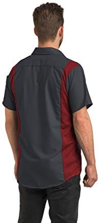 Red Kap Men's Standard Sleeve Performance Plus Shop Shirt With OilBlok Technology