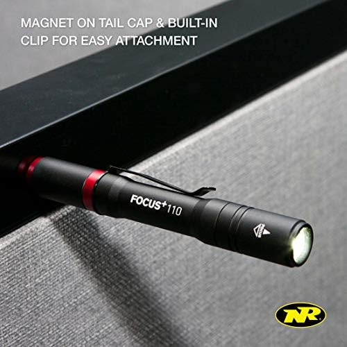 Foco niterider+ 110 lanterna portátil de grau profissional USB Recarregável Pen Light Beam Ajustável