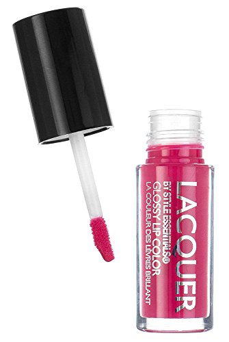 Estilo Essentials Rich Nude Lips Lacante - 1 tubo de alta cor dos lábios brilhantes de pigmento