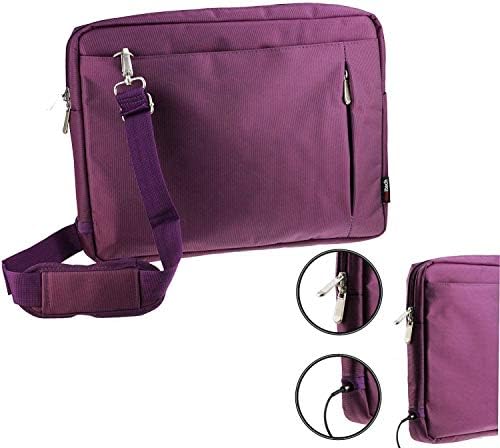 Navitech Purple Premium Messenger/Carry Bag compatível com o Google PixelBook Go 13,3 Chromebook