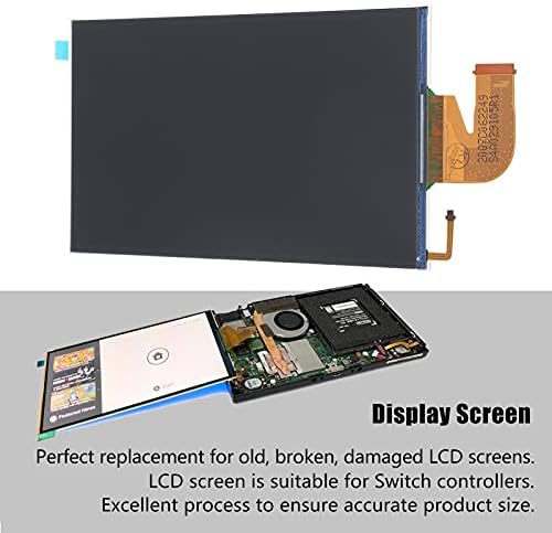 Tela do console do jogo, substituição da tela do visor LCD, peças de reparo de tela para o controlador de console de jogos com switch, com tamanho preciso do produto e instalação simples.