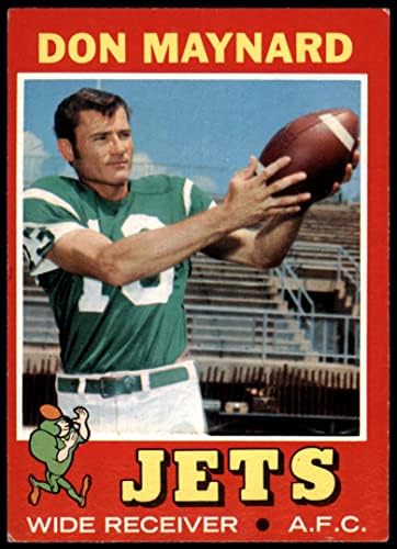 1971 Topps 19 Don Maynard New York Jets Ex Jets UTEP