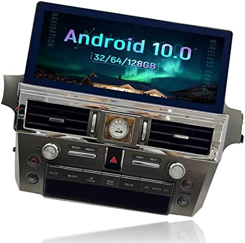 ZWNAV Android 10 estéreo para Lexus GX400 GX460 2010-2020, tela de toque HD, unidade de cabeça de navegação por GPS de carro, CarPlay