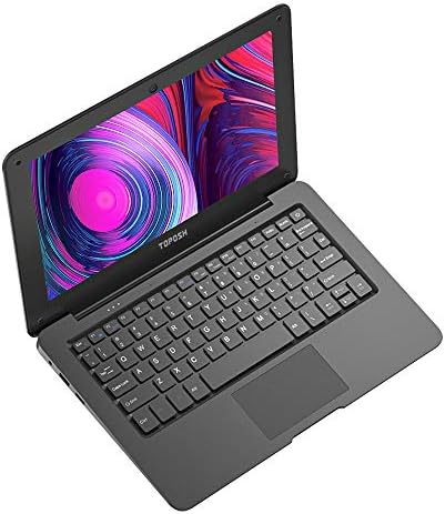 Topoh 10.1inch laptop infantil Windows 10 notebook PC 2 GB RAM+32 GB SSD Atom X5-Z8350 Gráficos Quad-Core 1,44 GHz com o teclado