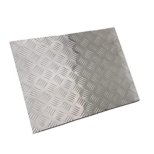 Bopaodao, placa de alumínio padrão, placa de alumínio não deslizante, placa de alumínio não deslizante de alumínio que não desliza, o material de alumínio puro, pode ser processado, pode ser personalizado, 4mm x 500 mm x 500 mm 1pcs