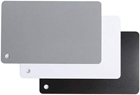 LRONG 3PCS CARTA cinza cartão de balanço de branco 18% Card de fotografia de exposição CARRELA CEAR CHECHER VÍDEM DIGITAL DSLR E FILM