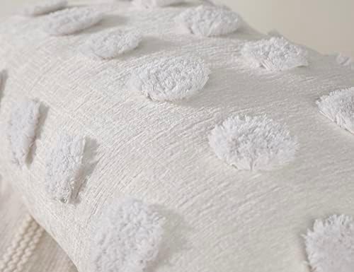 NUYECY Decorativa lombar capas de travesseiro de 14 x 36, capas de almofada super macias de chenille chenille para sofá