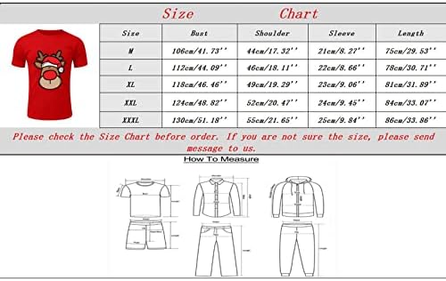 XILOCCER 2023 Moda de moda masculina Esportes de lazer de natal Impressão de algodão curta Camisa de manga curta Camisas de