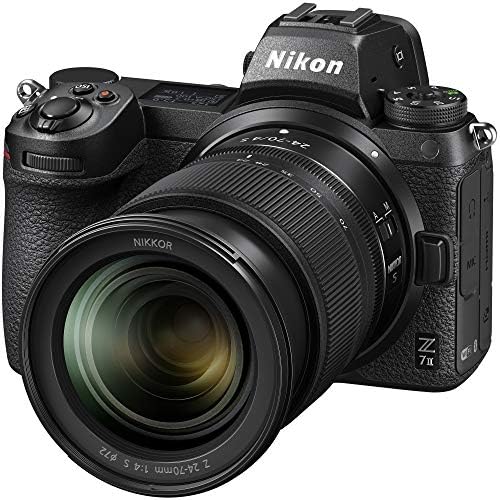 Nikon Z7ii Mirrorless Camera Body + Nikkor Z 24-70mm f/4 s kit de lente FX Pacote 4K UHD de quadro completo com gadgets