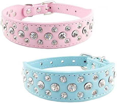 Newtensina moda 2pcs colarinho de cachorro conjunto bling colar colarinho fofo colar gatinho para cães pequenos