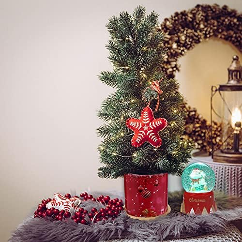 PretyZoom 1pc Box Ball Decor Gifts Christmas natal natal iluminação de água Padrão de luz Baterias Globos Ornamento de neve em