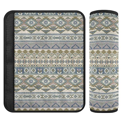 Capas de alça de assento de carro Boho Mandala para bebês crianças 2 PCs tiras de assento de carro almofadas de almofada